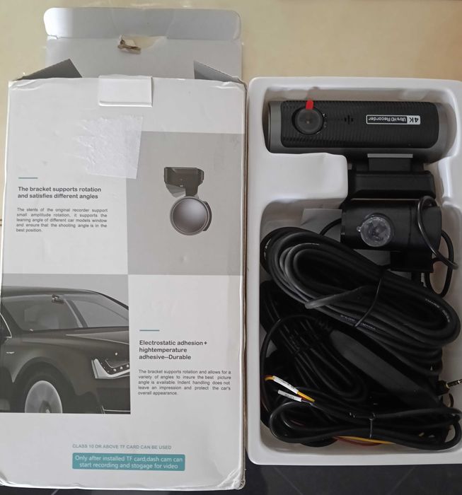 Dashcam 4K Frente e traseira