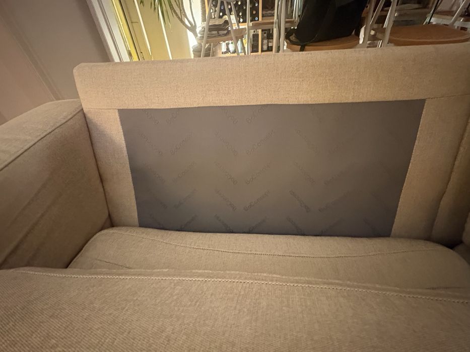 Sofá de 3 lugares com chaise longue BoConcept