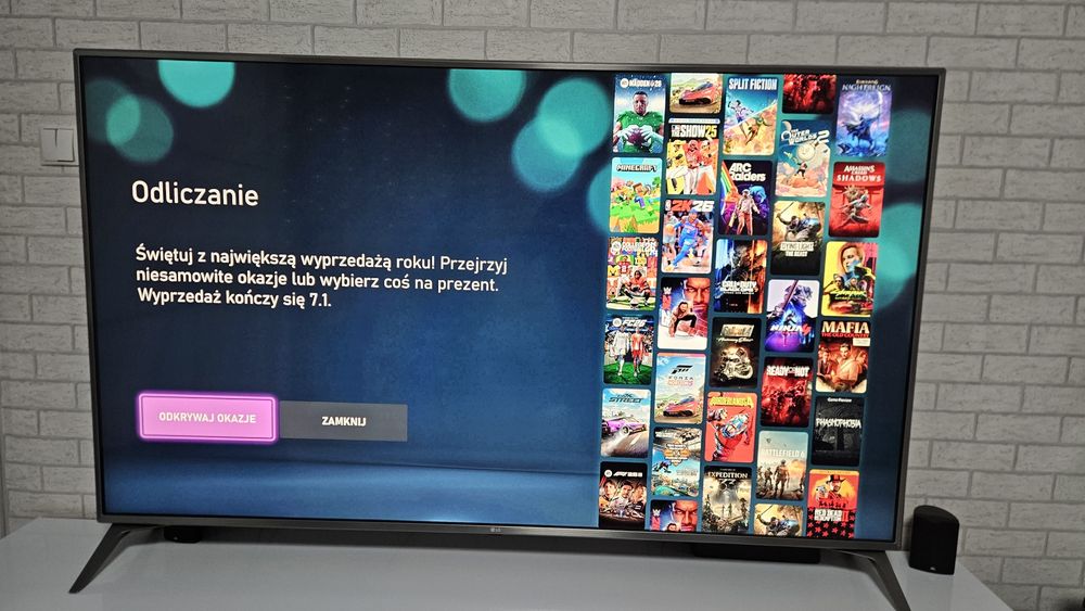 Telewizor 70 cali LG 70UK6500PLB 4K LED 100Hz