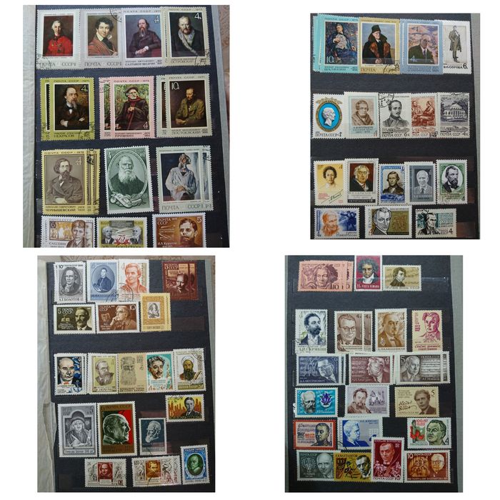 Альбом марок на тему известные люди, революционеры