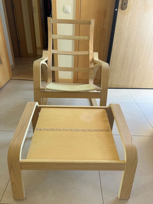 IKEA rocking chair with foot rest