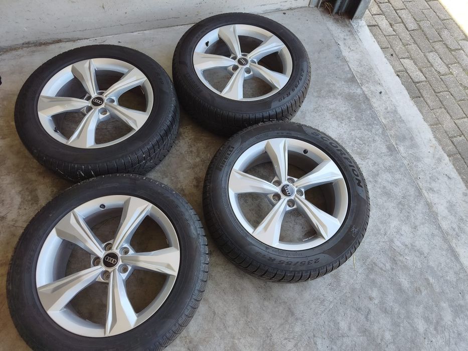Koła Audi Q5 Q7 19 pirelli Scorpion 235/55 R18 80A601025K zimowe