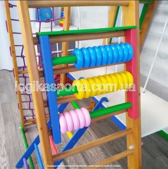 Горка, спортивный детский комплекс "Карапуз plus 3"  качели