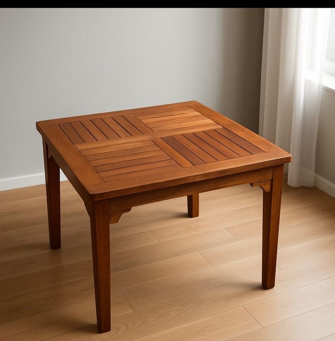 Stół drewniany 100×100