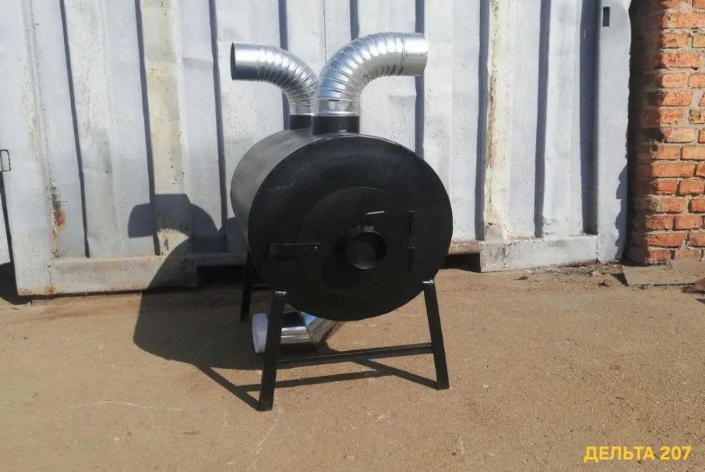 ОТ ЗАВОДА! ВЕЧНАЯ! 5 мм! 207 м3! Печь Булерьян - Буржуйка ДЕЛЬТА 207