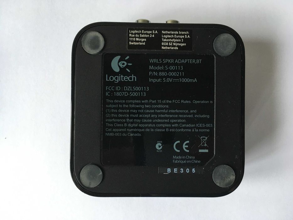 Logitech audio bezprzewodowe adapter bluetooth DAC S-00113