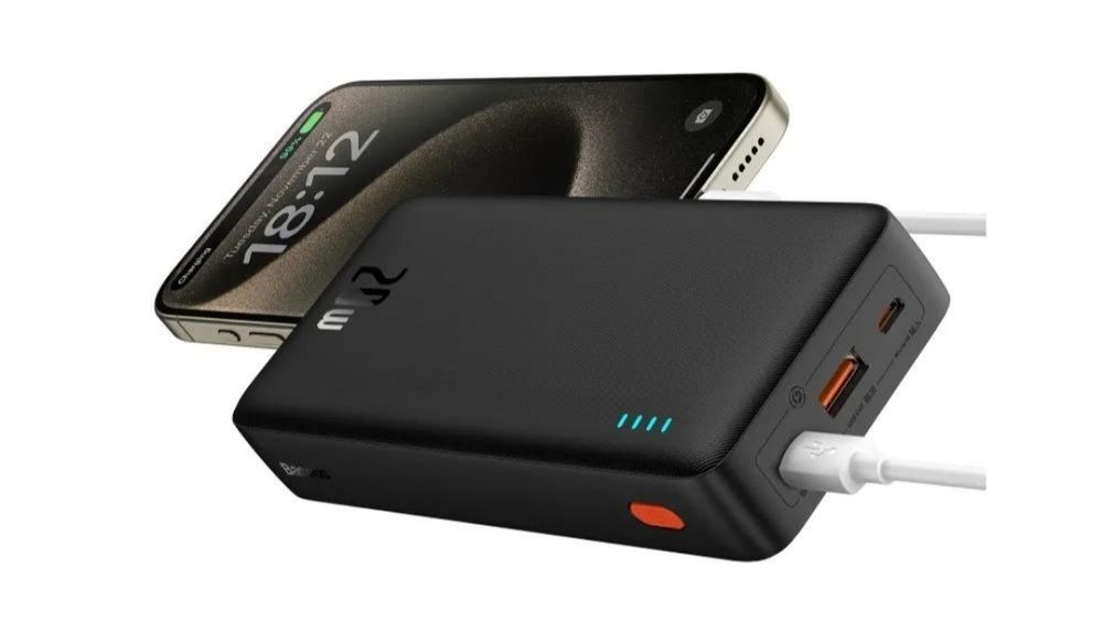 портативний павербанк  Baseus Airpow Fast Charge Power Bank 20000mAh 2