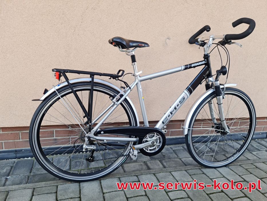 Rower męski trekkingowy EMS koła 28 SHIMANO DEORE aluminium rabat