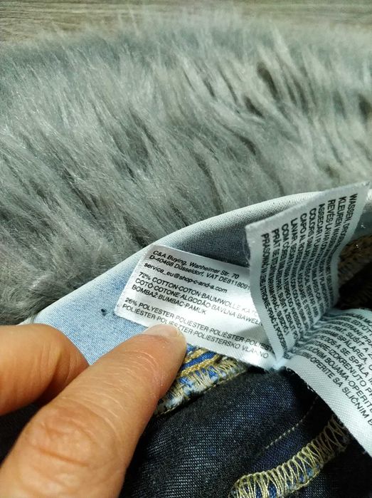 Блакитні,брендові,широкі джинси палаццо для дівчинки 10-11 р-C&A