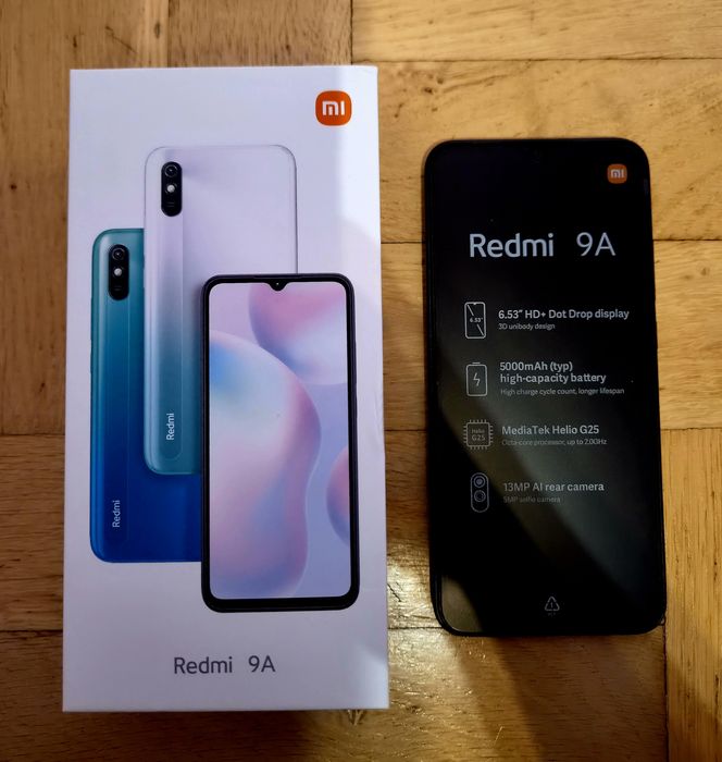 Xiaomi Redmi 9A Granite Gray 2GB RAM 32GB - nowy nieużywany