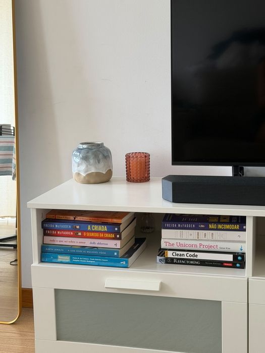 Móvel de TV IKEA Brimnes branco