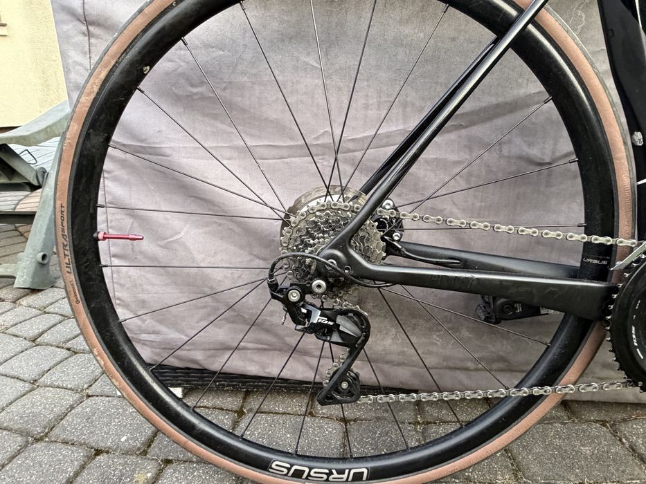 Rower szosowy romet huragan disc XL karbon pomiar mocy
