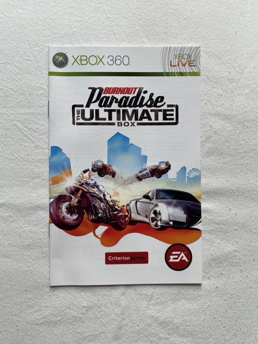 Manual Burnout Paradise: Ultimate Box - Xbox 360 [Envio grátis]