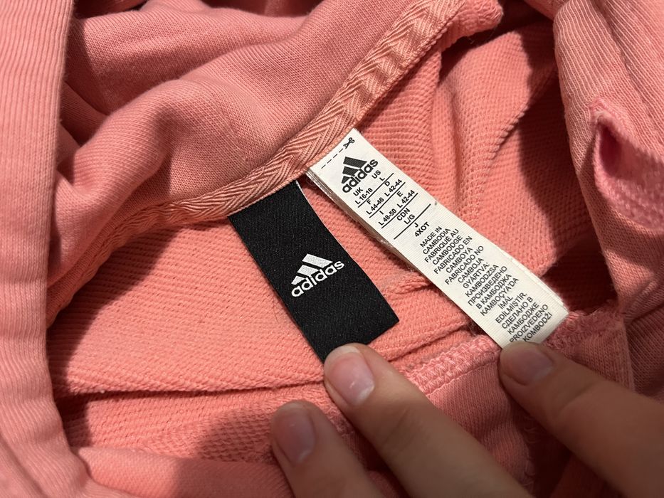 Bluza adidas różowa