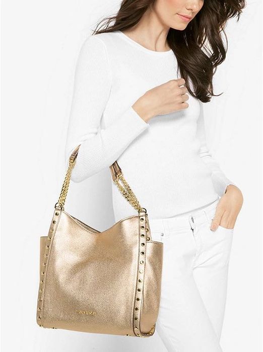 Torebka Michael Kors złota gold z dżetami