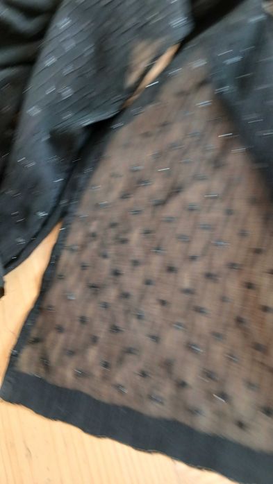 Czarny apaszka-szalik