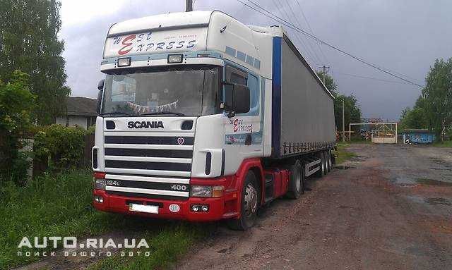 Scania 124 з напівпричепом