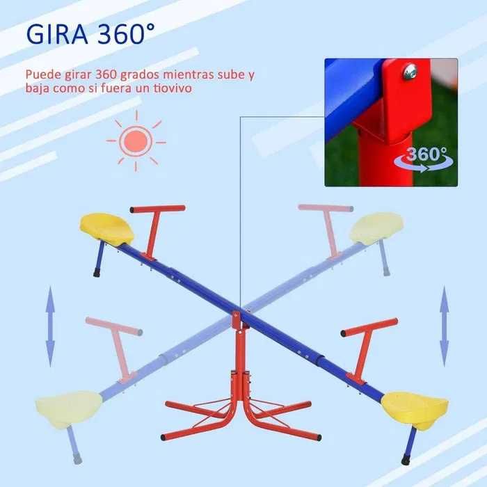 Outsunny - Balancé Giratório 360° 180 cm