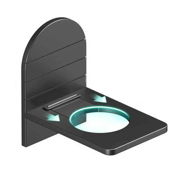 2x Uchwyt na butelke dozownik do mydła żelu czarny