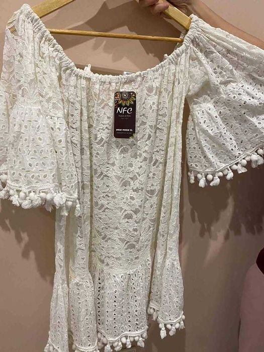 Blusa Boho toda trabalhada nova