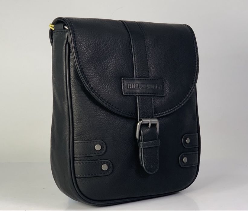 Hill Burry Кожаная Сумка Мессенджер Hill Burry из натуральной кожи