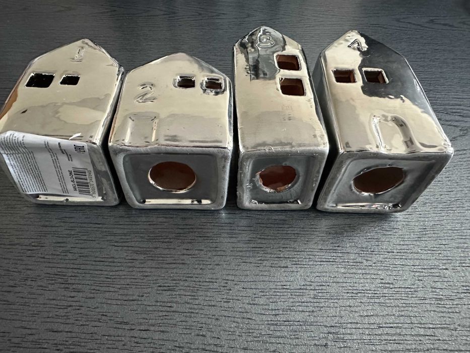 Świeczniki ceramiczne 4 szt.