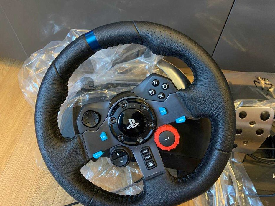 Ігровий руль Logitech G29 PC/PS 3/4/5 (thrustmaster) тести/відео, g923