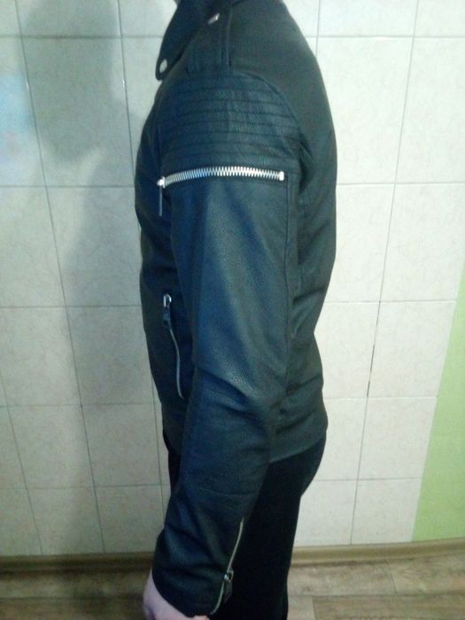 Куртка мужская демисезонная из эко-кожи