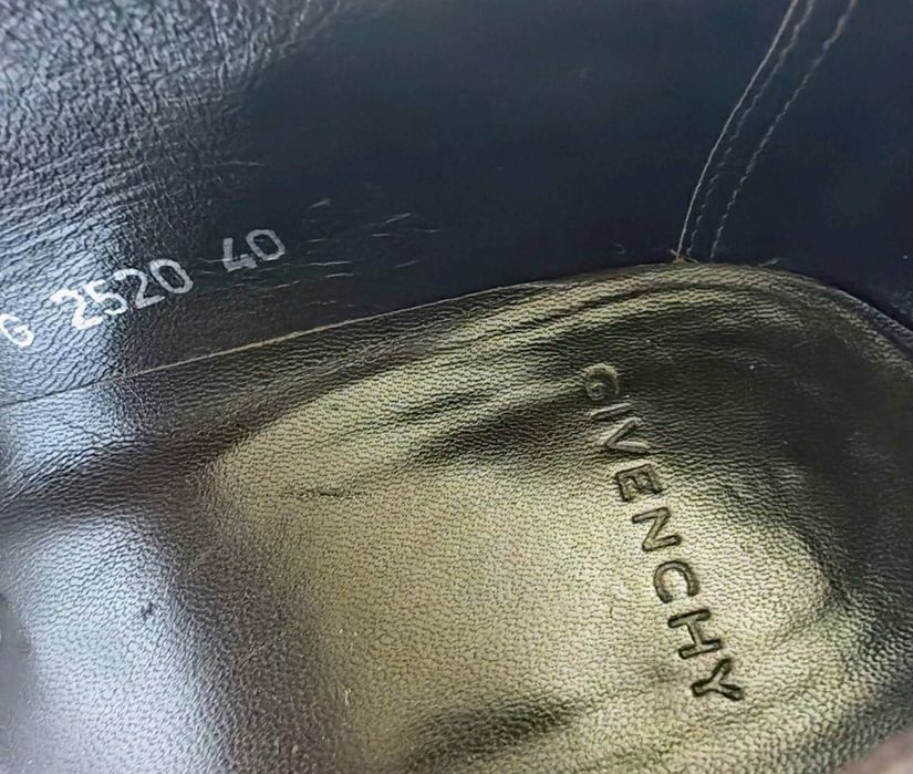 Мужские кожаные туфли GIVENCHY