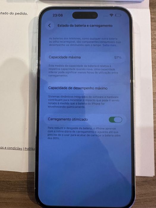 iPhone 14 Pro Max 128Gb Silver fatura e garantia