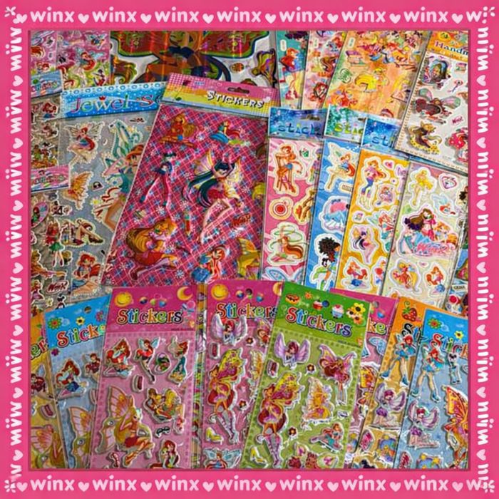 наклейки winx вінкс винкс наліпки