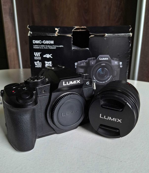 Panasonic Lumix G80 + 12–60mm + akcesoria