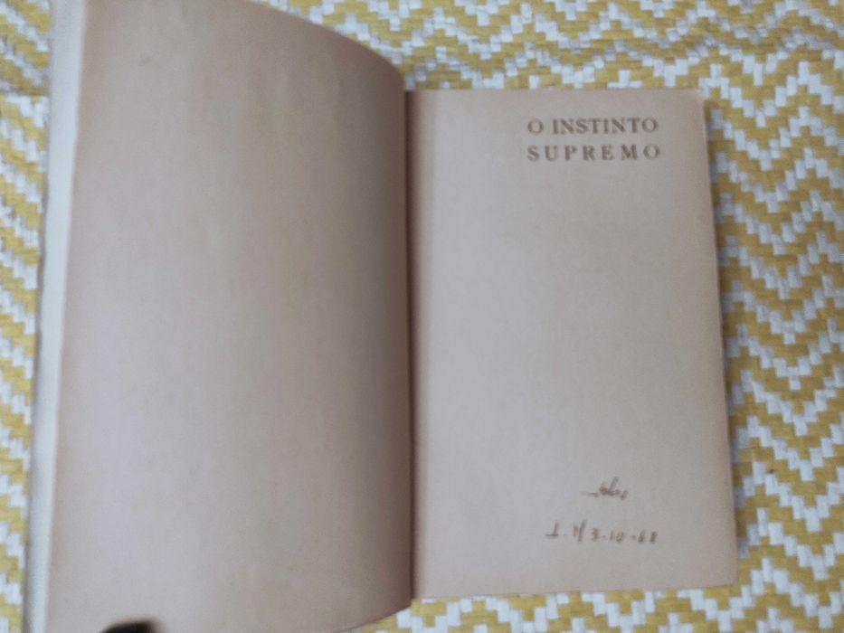 O INSTINTO SUPREMO– 
Ferreira de Castro