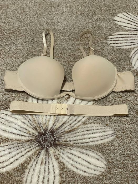 Бюстгальтер пушап 36/80, телесний, новий, лiф, бюстiк