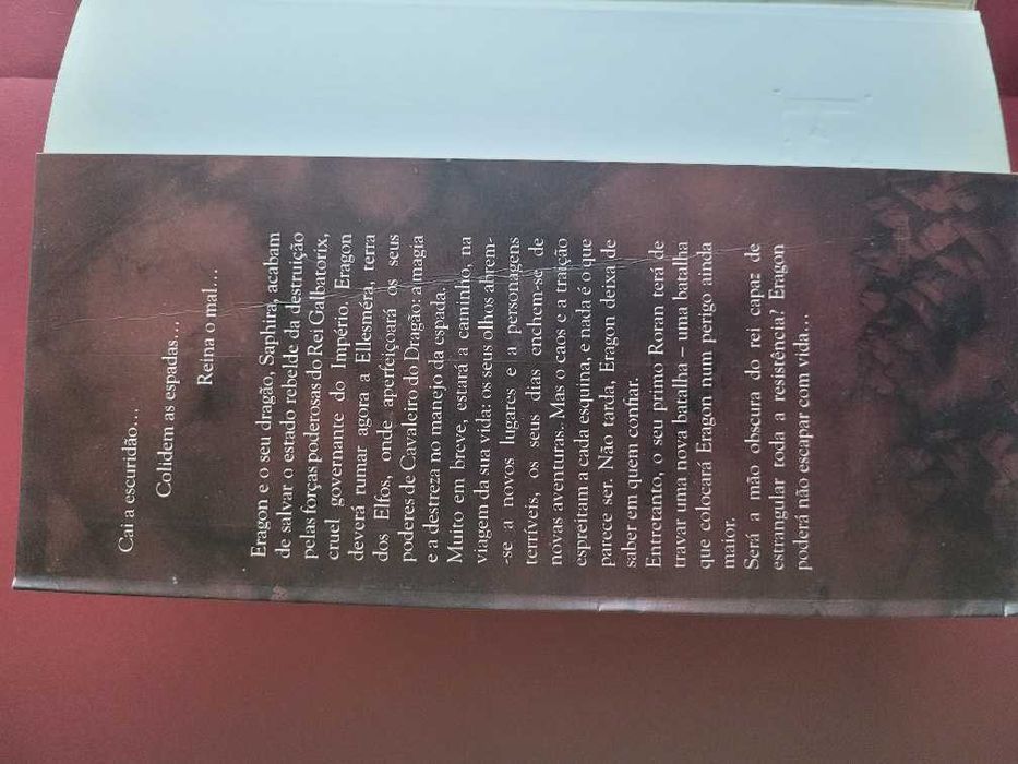 Eldest Saga Ciclo da Herança Livro 2 Christopher Paolini (Portes incl)