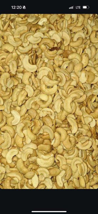 Кеш’ю половинки смажені оптом від 25 кг / біг-бег 800–1000 кг