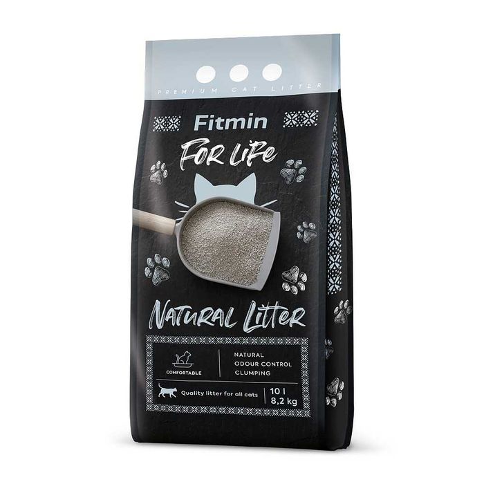 Żwirek bentonitowy Fitmin 10 l Naturalny