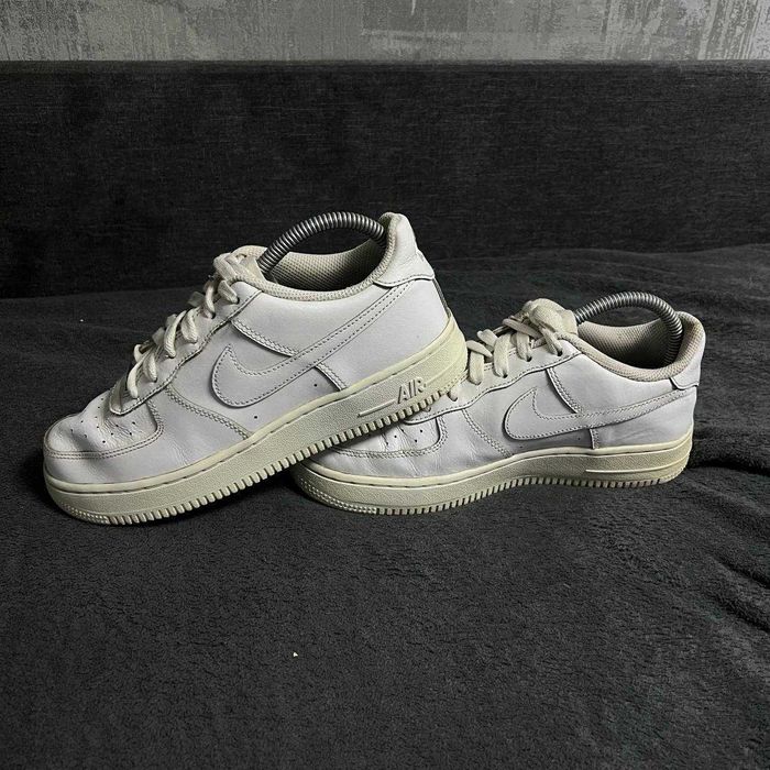 Обувь 38 кроссовки Nike Air Force 1 белые кожаные 38