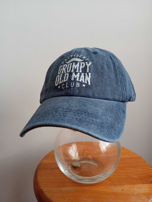 Męska czapka bejsbolówka-postarzana rozm. uniwersalny