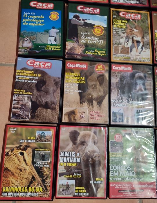 20 DVD's caça - Caça maior