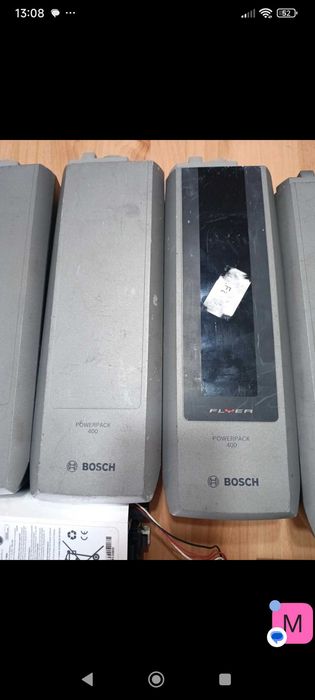 Baterie Bosch PowerPack / Gazelle do regeneracji