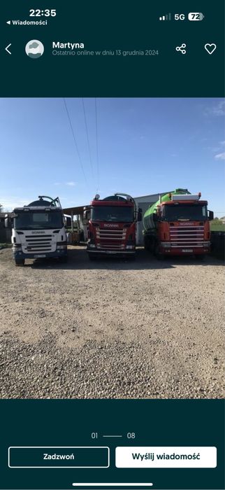 Wywoz szamba.ekologicznych.Transport płynow.Czyszczenie studni..WUKO.