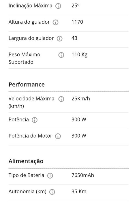 Trotinete Elétrica Xiaomi 4
