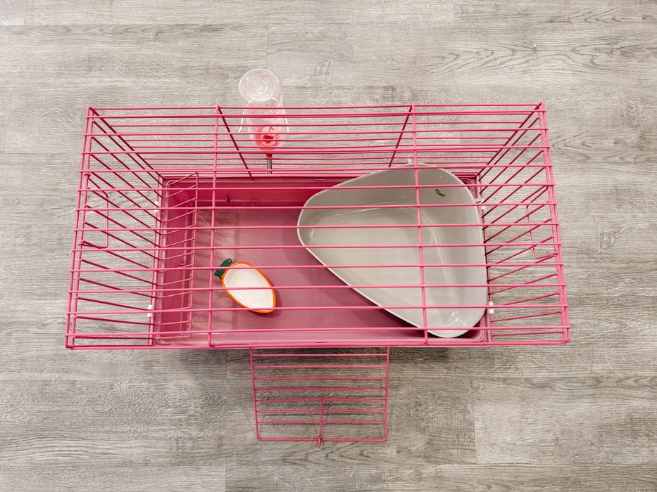 Gaiola cor-de-rosa Coelha