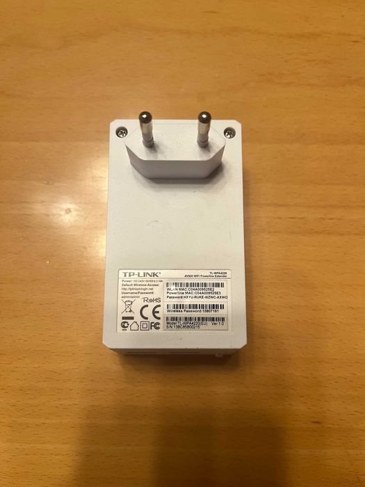 Kit Adaptador Powerline TP-Link TL-WPA4220 TKIT AV500