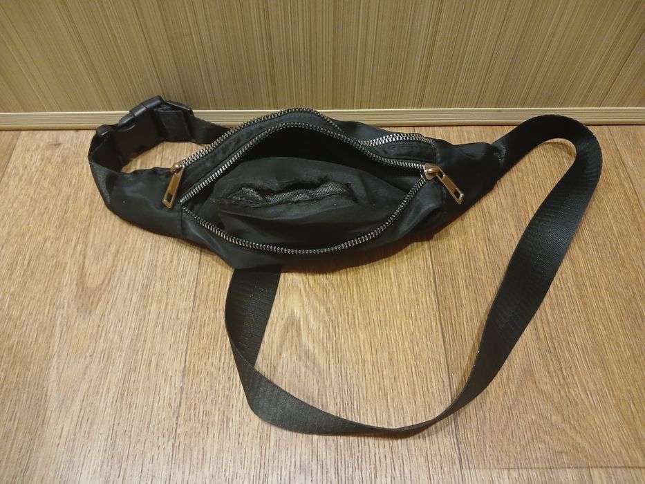 Сумка из текстиля на пояс бананка унисекс