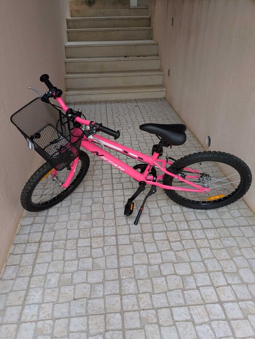 Bicicleta rosa NSTAR 20 polegadas