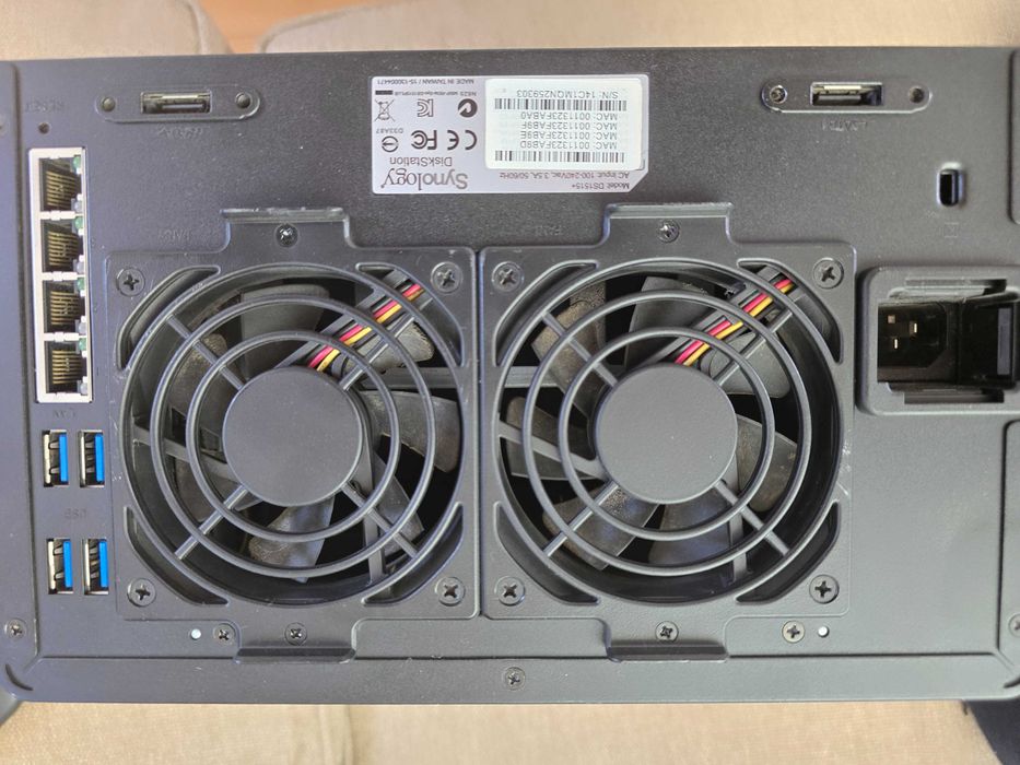 Synology DiskStation DS1515+ NAS 5-Bay – Excelente Estado