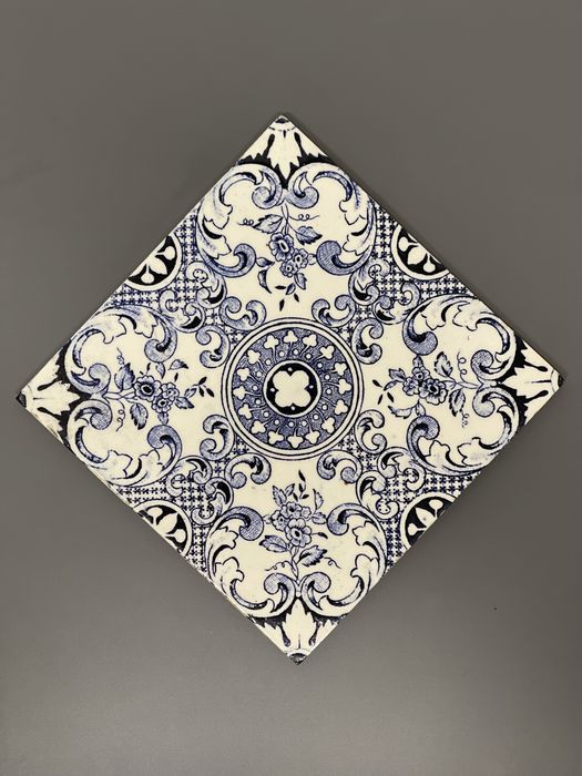 Azulejo Padrão Azul Lusitania