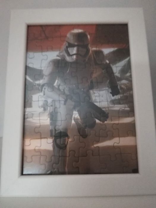 STAR WARS ramka, puzzle, kubki, statek kosmiczny, figurki+NOWY GRATIS!